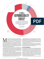 Reproducibility Crisis?: Is There A