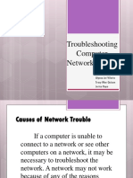 Troubleshooting Computer Network System: By: Alyssa Joi Viloria Tracy Mae Quizon Jerico Rayo