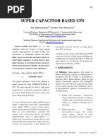 Super-Capacitor Based Ups