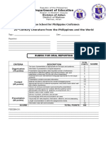 Rubric Presentation