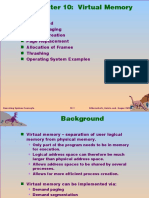 Background Demand Paging Process Creation Page Replacement Allocation of Frames Thrashing Operating System Examples