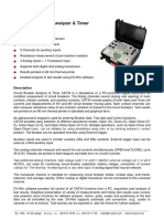 Circuit Breaker Analyzer & Timer CAT34: Description