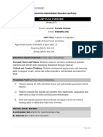 Unit Plan Overview: Teacher Candidate Danielle Hickman School Elementry (3rd)