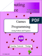 Python and Pygame - Teacher Tutorial Preview