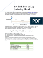 Log Distance Path Loss or Log Normal Shadowing Model