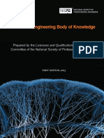 Nspe Body of Knowledge PDF