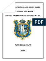 Diseño Curricular de La E.P. de Ing. Civil 2016