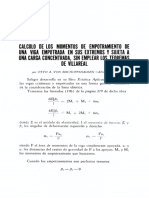 Calculo de Los Momentos de Empotramiento de Una Viga