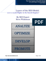 The Four Layers of The SEO Model: by SEO Expert Steve Wiideman