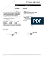 Datasheet RFD16 N05