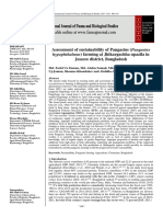 Assessment of Sustainability of Pangasius (Pangasius Hypophthalmus) Farming at Jhikargachha Upazila in Jessore District, Bangladesh