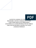 A - Questao - Agraria - No - Judiciario - Brasileiro e o Reconhecimento Dos Territórios Quilombolas