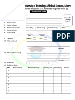 Registration Form: Please Affix A Passport Size Photo