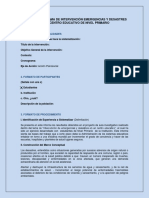 Formato Programa de Intervención Emergencias y Desastres en Un Centro Educativo de Nivel Primario