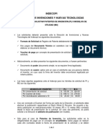 Requisitos para Solicitar Patente de Invención o Modelo de Utilidad