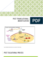 Post Translational Modification