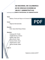 Medios y Formas de Pago Informe