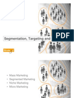 Segmentation, Targeting and Positioning: Yasas Hewage Snr. Lecturer Strategy