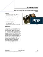 Evalhvled805: 4.2 W Off-Line LED Driver With Primary Side Regulation