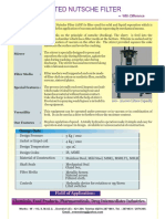 Agitated Nutsche Filter: Chemicals, Food Products, Pharmaceuticals, Drug Intermediates Industries