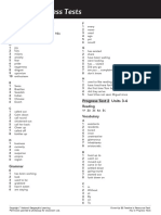 Prog Tests Key PDF