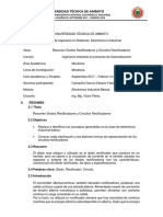 Resumen Diodo Rectificador y Circuitos Rectificadores