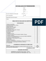 FQ-047 - Sistema de Avaliação de Fornecedores