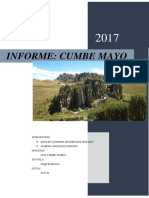 Informe Cumbemayo