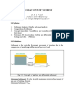 Foundation Settlement