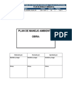 Plan de Manejo Ambiental