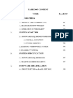 Table of Content Title Pageno 1.: 1.1 Project Aim and Objective 1.2