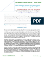 Mathematical Model For Marangoni Convection MHD Flow of Carbon Nanotubes Through A Porous Medium