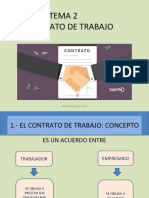 Tema 2 El Contrato de Trabajo