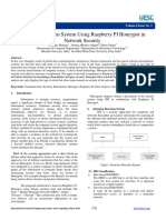 .Intrusion Detection System Using Raspberry PI Honeypot in Network Security PDF