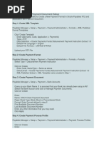 Steps To Create Payment Document in R12 Payables