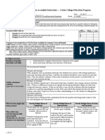 Lesson Planning Form For Accessible Instruction - Calvin College Education Program