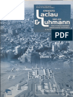 Ernesto Luclau e Niklas Luhmann Pos Fundacionismo Abordagens Sistematica e As Org Sociais PDF