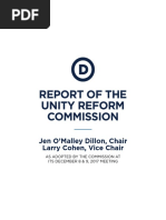 DNC Unity Reform Commission Report (2017)