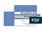 Foundations of Financial Management: Spreadsheet Templates