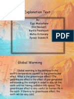 Explanation Text Global Warming