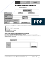 Declaracion Jurada Entrega de Documentos