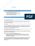 LAB 12 Dynamic Memory: 12.1 Objectives