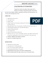 Swot Analysis For An It Industry