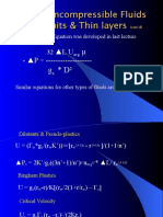 Flow of Incompressible Fluids in Conduits & Thin Layers