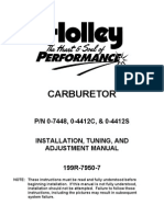 Holley 2 Barrell Carb 350cfm