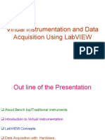 Virtual Instrumentation and Data Acquisition Using Labview