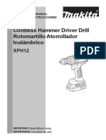 Makita XPH12 Manual