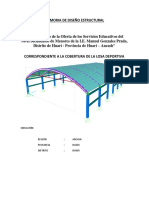 Informe de Memoria de Calculo - Cobertura de Losa Deportiva