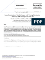 Image Registration of Satellite Images With Varying Illumination Level Using HOG Descriptor Based SURF