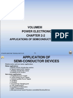 Power Electronics Chapter 2-2: Applications of Semiconductor Devices